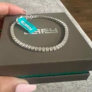 Effy Round Cut Diamond Tennis Bracelet